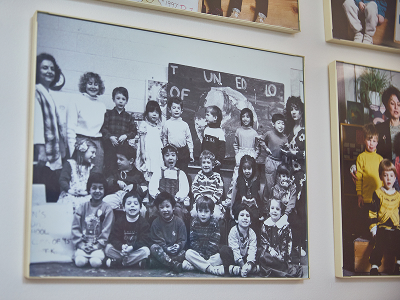 black and white picture of former CHDS class