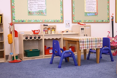 Preschool pretend play area